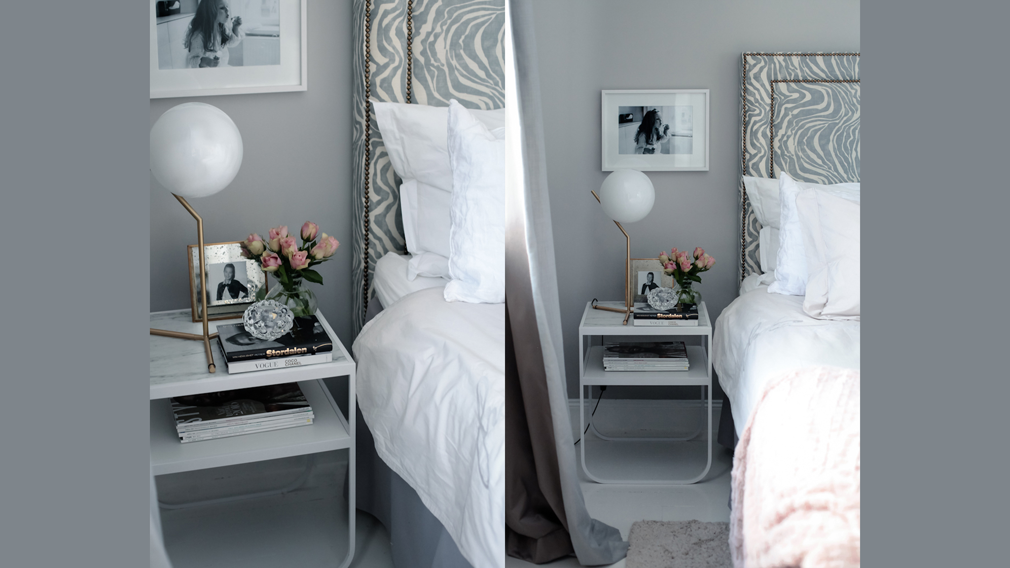 @HouseOfPhilia Grey gråmalt soverom @HouseOfPhilia Grey gråmalt soverom