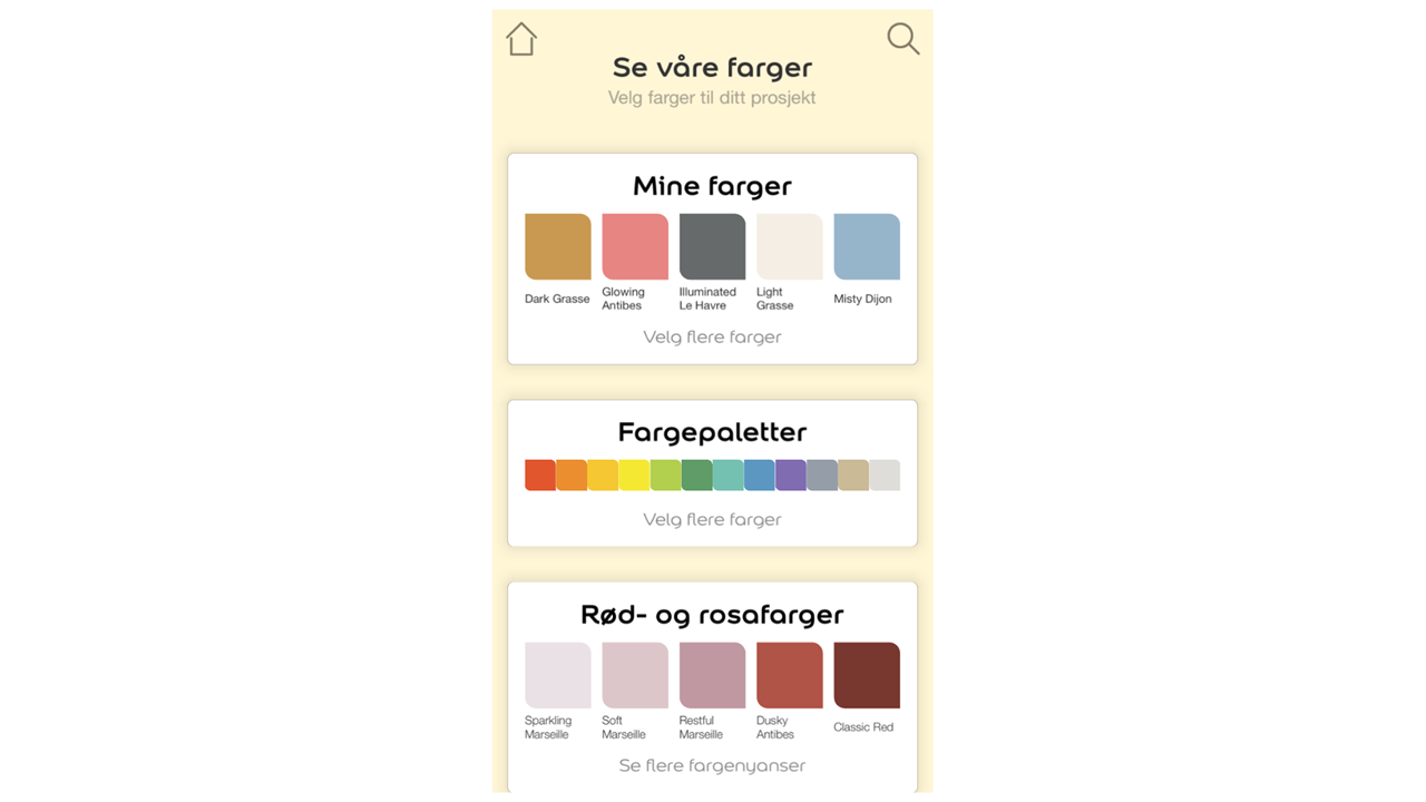 Visualizer Mine farger Visualizer Mine farger