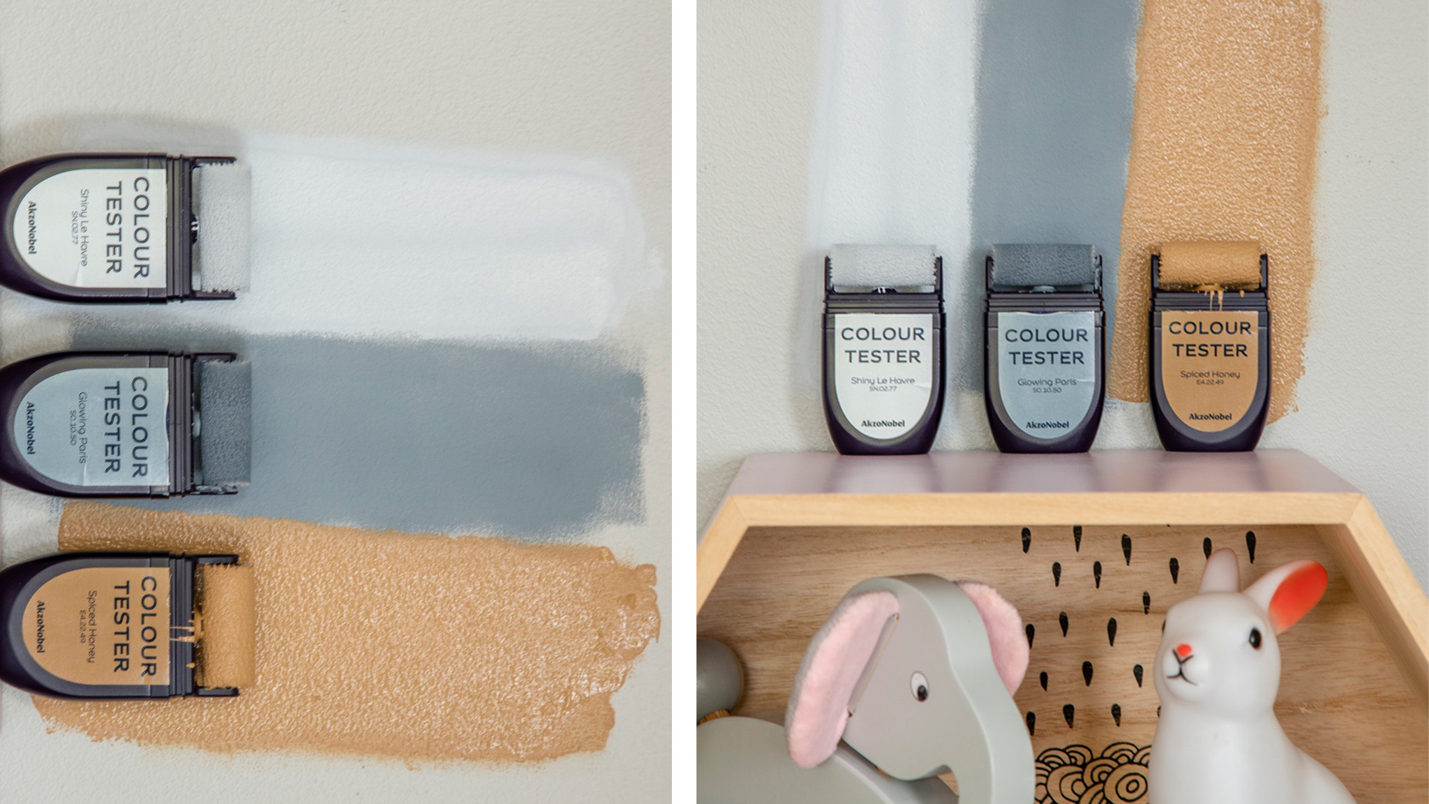 Aimforhappiness, colour tester, spiced honey Aimforhappiness, colour tester, spiced honey