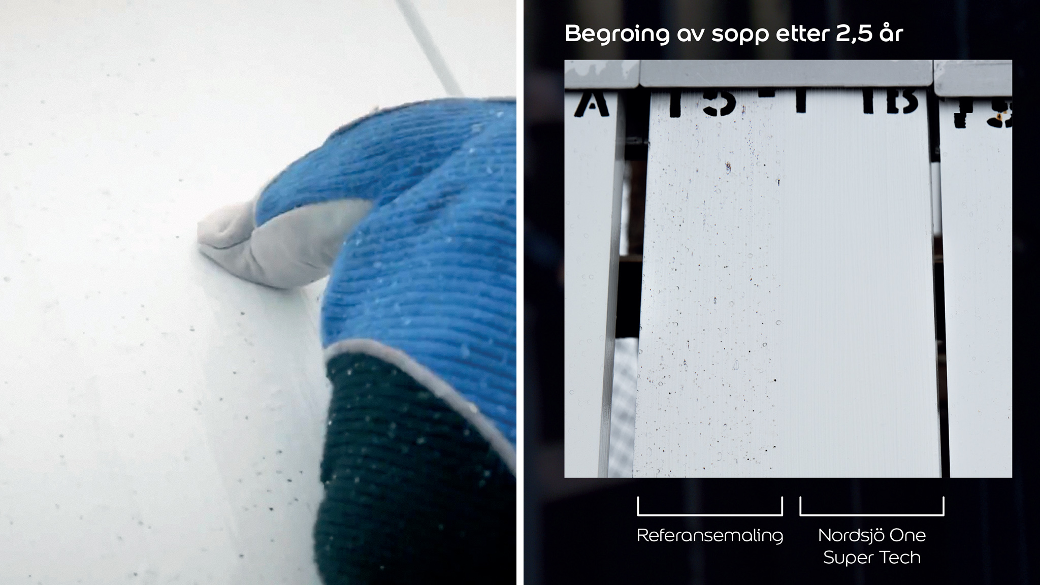 Test av maling Testing av eksteriørmaling