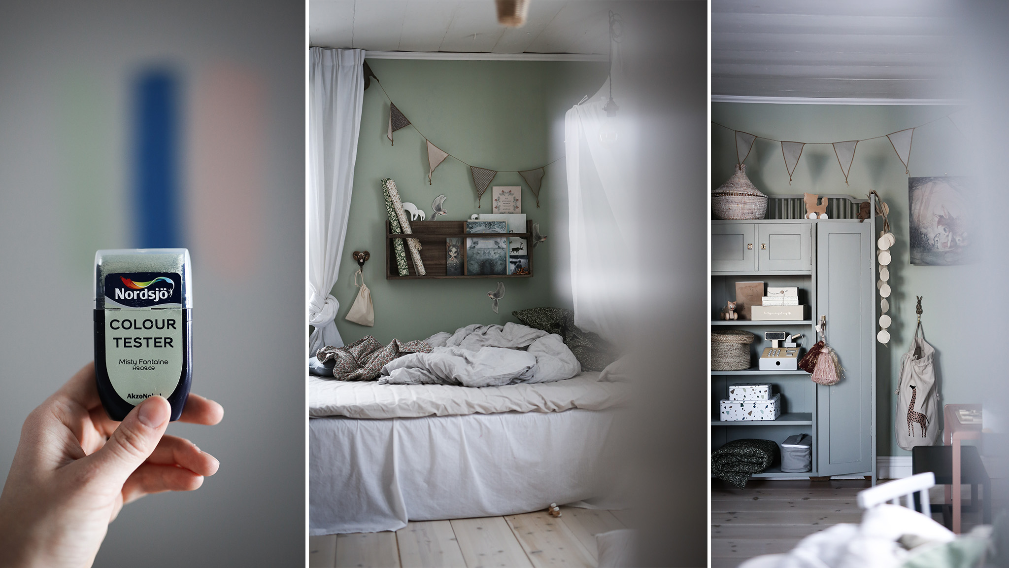 barnerom, inspirasjon, colour tester, misty fontain, emsloo, Emily Slotte, barnerominspirasjon, velge farg, prøvemale, easy2clean, dusky le havre barnerom, inspirasjon, colour tester, misty fontain, emsloo, Emily Slotte, barnerominspirasjon, velge farg, prøvemale, easy2clean, dusky le havre