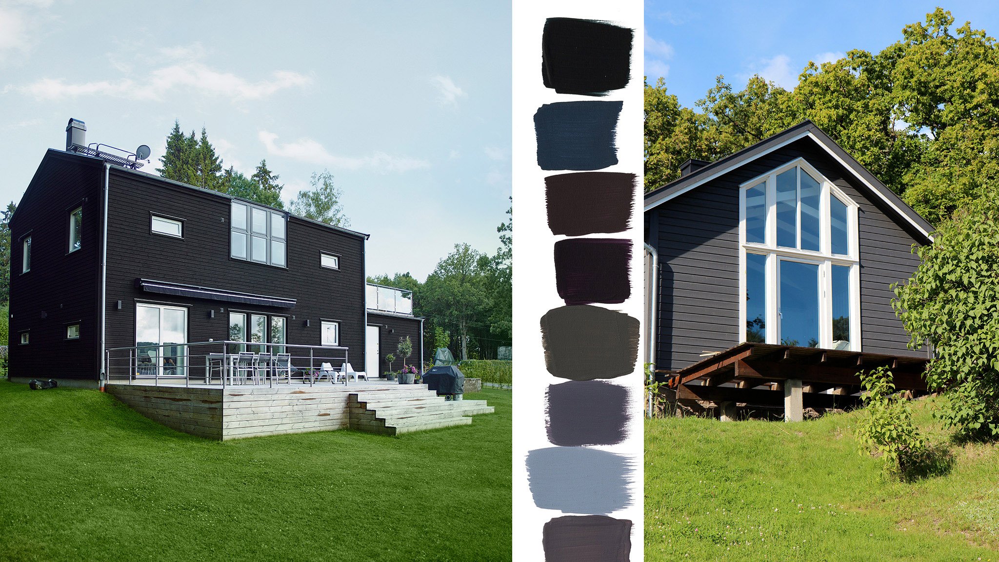 gråsvart husfarge og mørke fargenyanser gråsvart husfarge og mørke fargenyanser