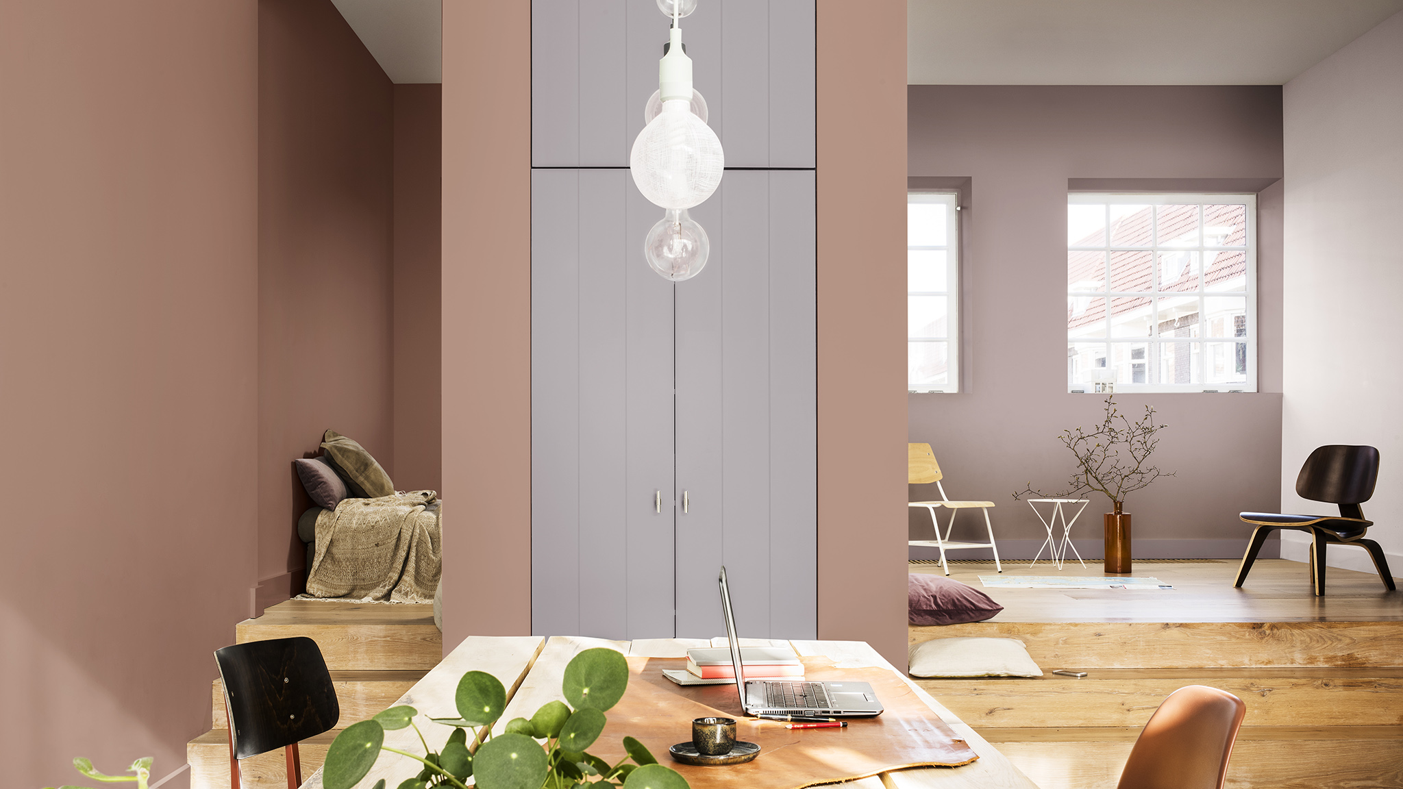 Listfrie vegger malt med HeartWood - Colour of the year