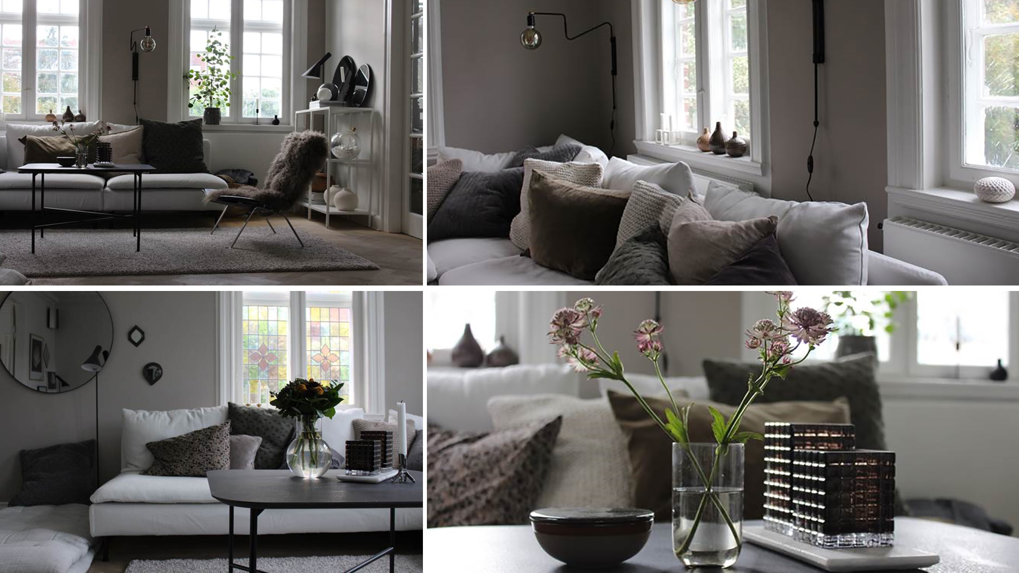 Farge Simplicity Greige malt i stuen til @lykkestunder Farge Simplicity Greige malt i stuen til @lykkestunder